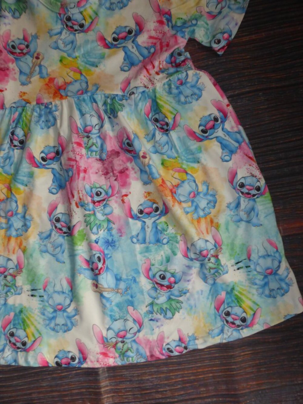 Boutique Stitch Cartoon Girls Sleeveless Dress - Picture 3 of 3